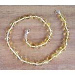 Champagne Amber Teething Necklace
